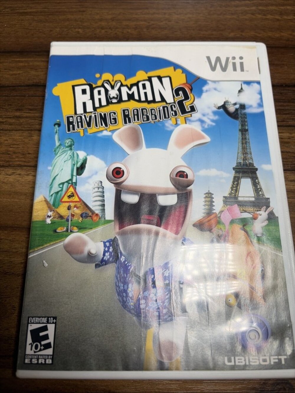 Rayman Raving Rabbids 2 (Nintendo Wii, 2007) Tested Cib